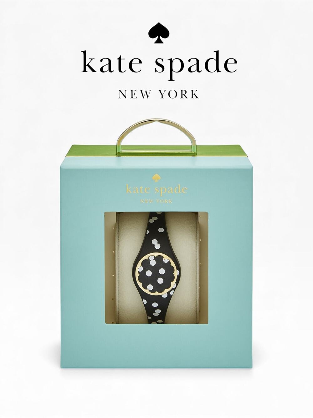 NIB SEALED Kate Spade Women's Sport Scallop Activity Tracker Polka Dot KSA31209